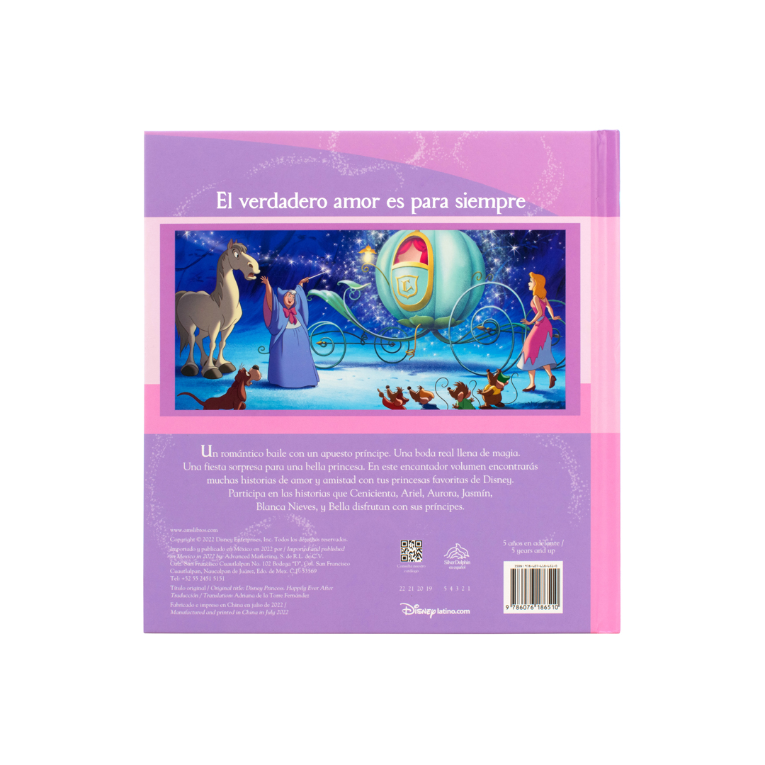 Libro infantil Tesoros de cuentos Disney: Y vivieron felices para siempre