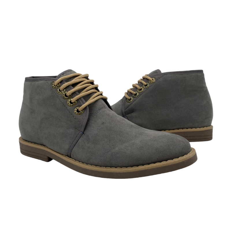Botines Casuales De Hombre QUIN Footwear Color Gris Estilo Chukka