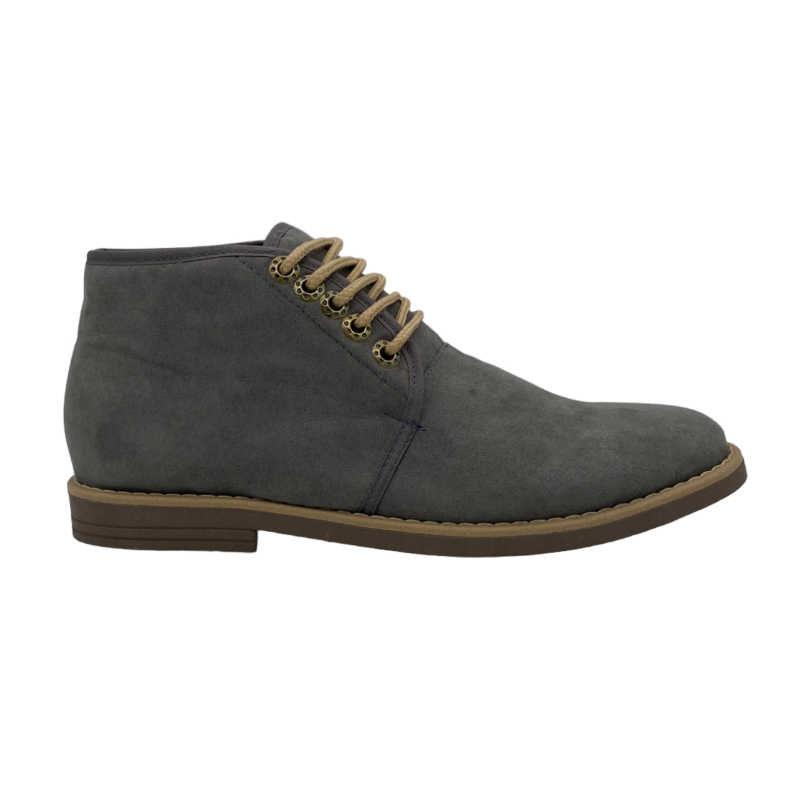 Botines Casuales De Hombre QUIN Footwear Color Gris Estilo Chukka