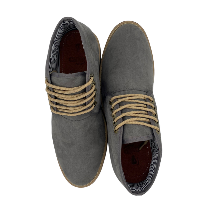 Botines Casuales De Hombre QUIN Footwear Color Gris Estilo Chukka