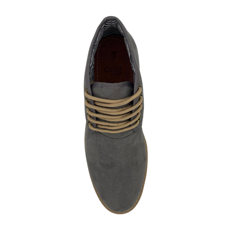 Botines Casuales De Hombre QUIN Footwear Color Gris Estilo Chukka