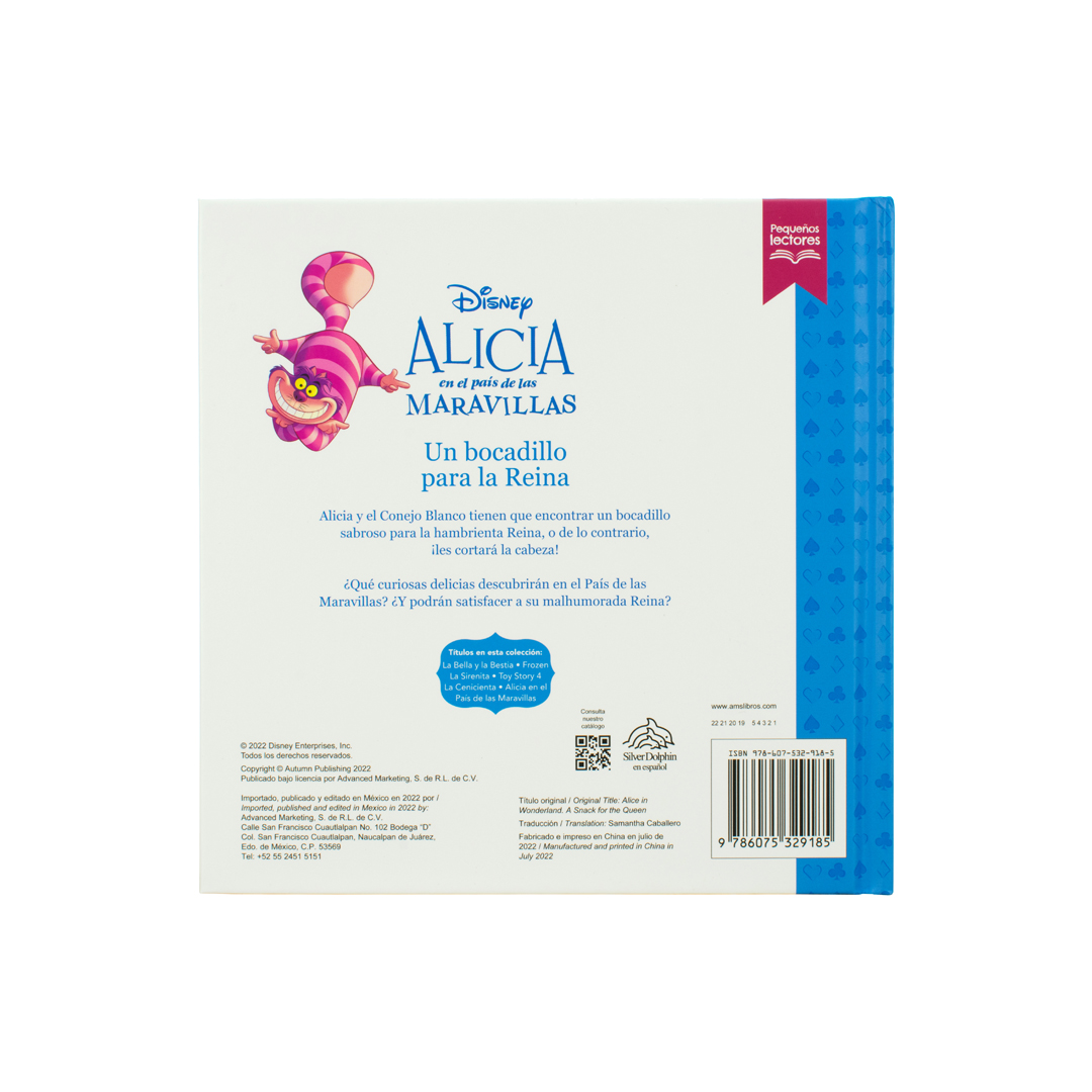 CUENTO INFANTIL PEQUEÑOS LECTORES DISNEY: ALICIA EN EL PAÍS DE LAS MARAVILLAS