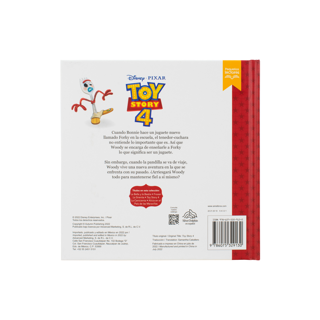 CUENTO INFANTIL PEQUEÑOS LECTORES DISNEY PIXAR: TOY STORY 4