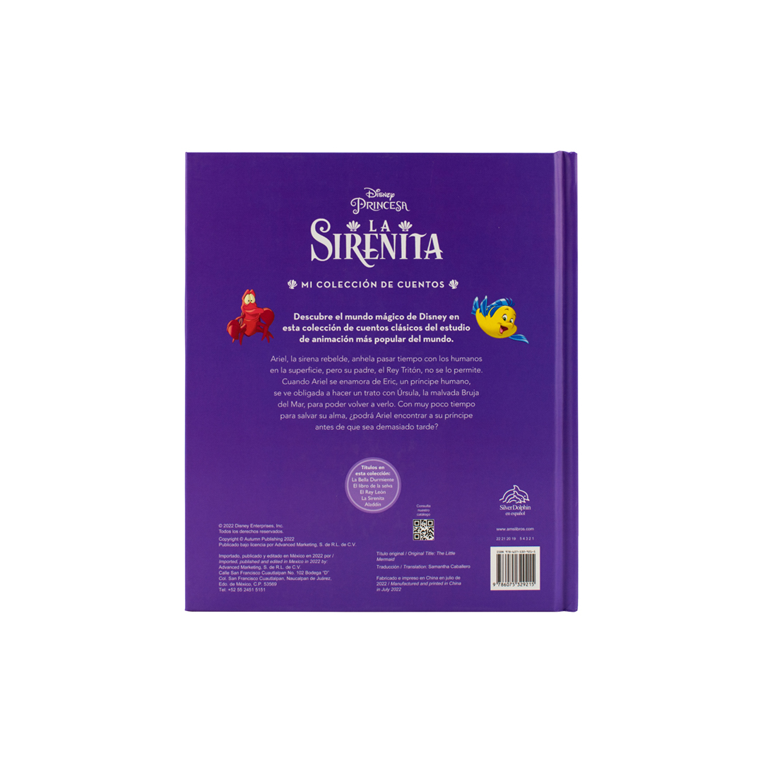 MI COLECCIÓN INFANTIL DE CUENTOS DISNEY: LA SIRENITA