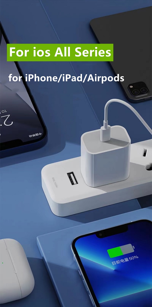 Cargador Cubo Para Iphone 11-12-13-14 Original