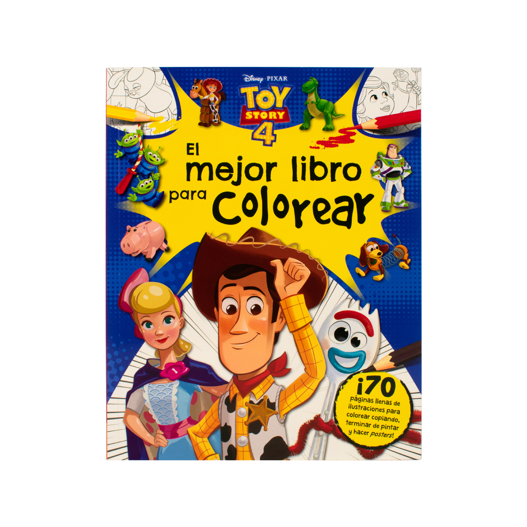 Libro infantil  para colorear: Disney Toy Story 4