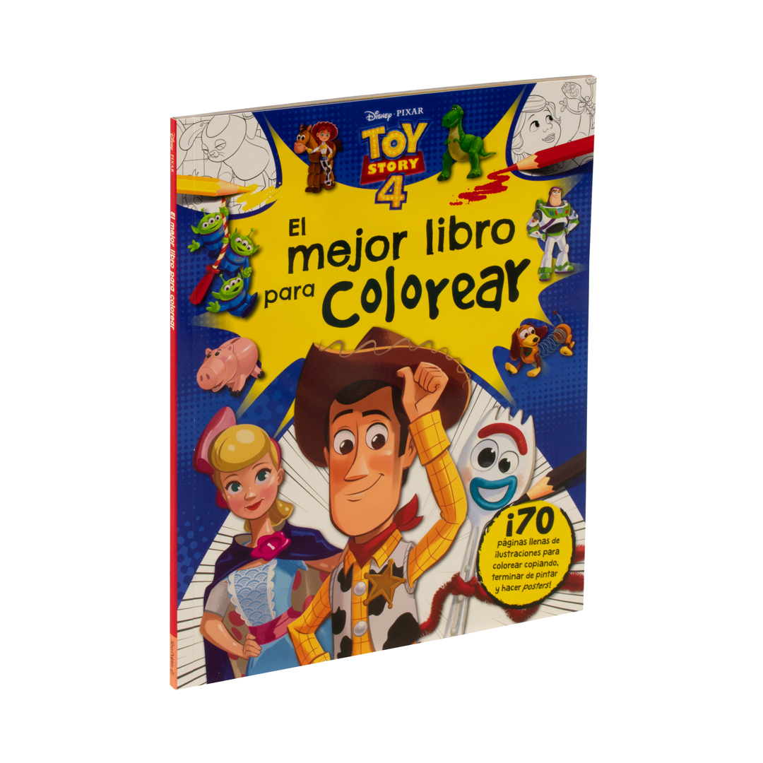 Libro infantil  para colorear: Disney Toy Story 4