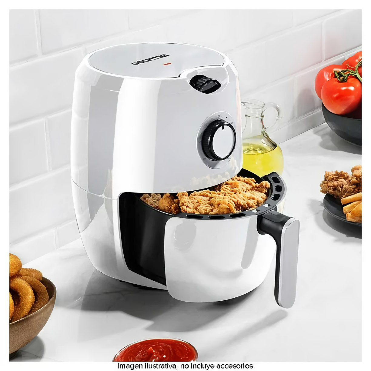 Freidora de Aire Digital 2 Litros Blanco Gourmia 