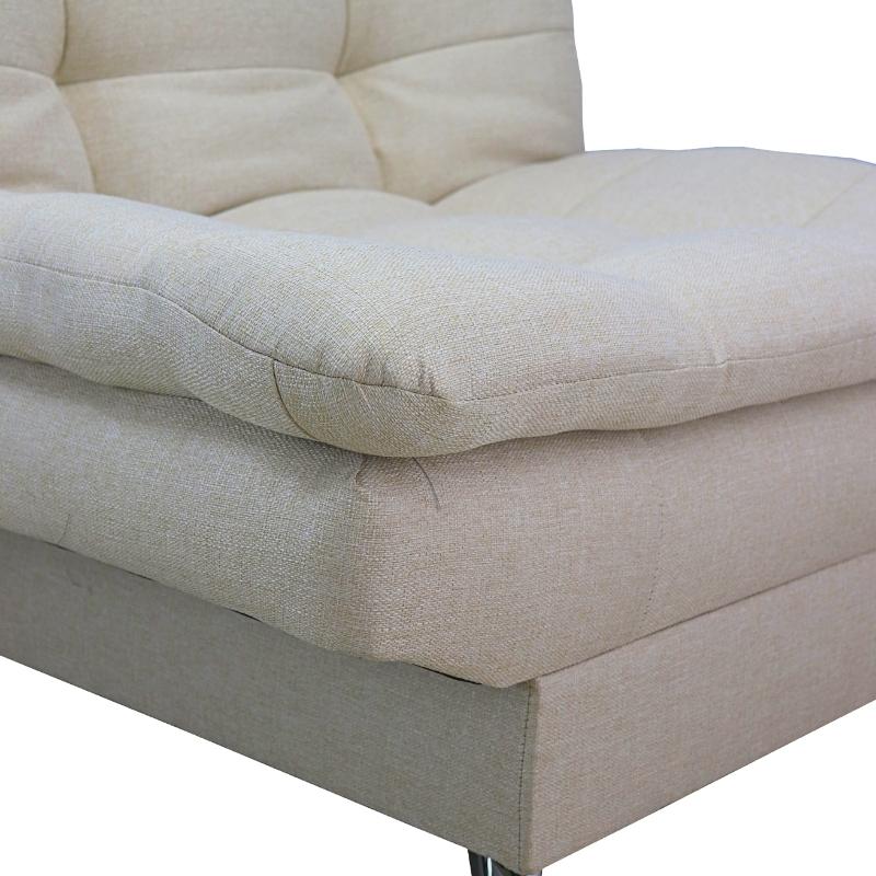 Sillón Individual Moderno Ocasional Reclinable Beige.