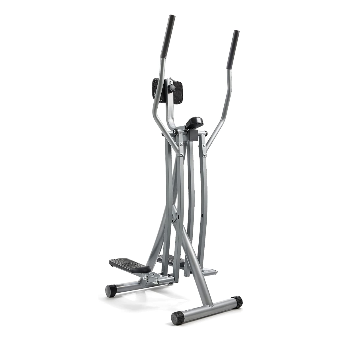 Deslizadora Caminadora de Aire con Pantalla LCD SF-E902 Sunny Health & Fitness, 28"L x 16.50"W x 57"H, Negro/Gris