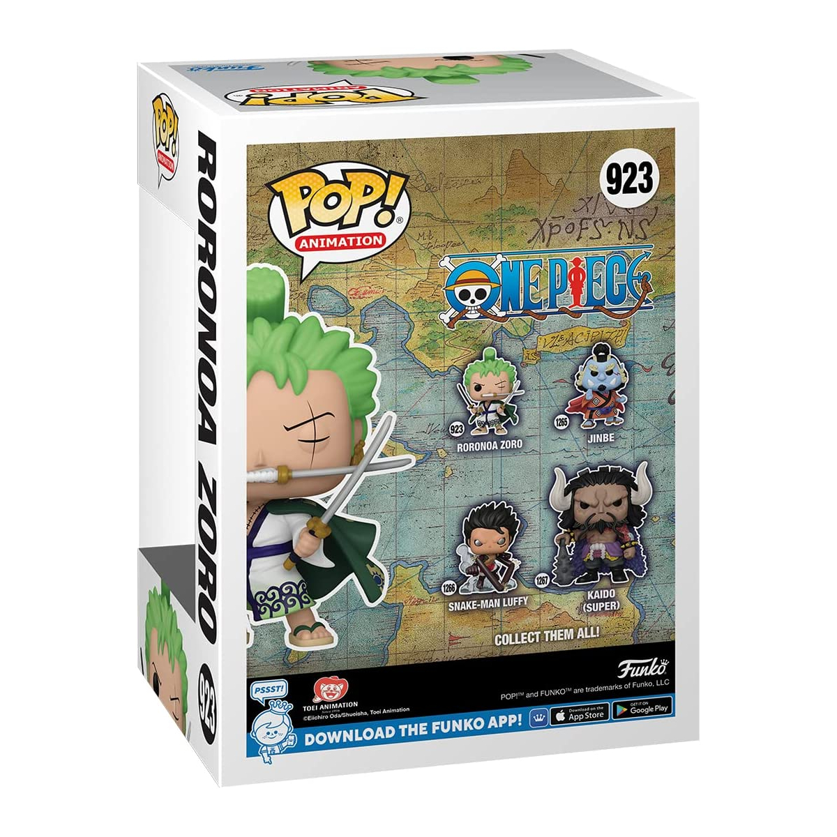 Funko Pop Animation: One Piece Roronoa Zoro #923   