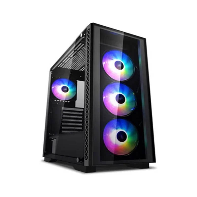 Gabinete Deepcool Matrexx 50 4F ATX ARGB S/Fuente Cristal DP-ATX-MATREXX50-AR-4F-NE  Negro