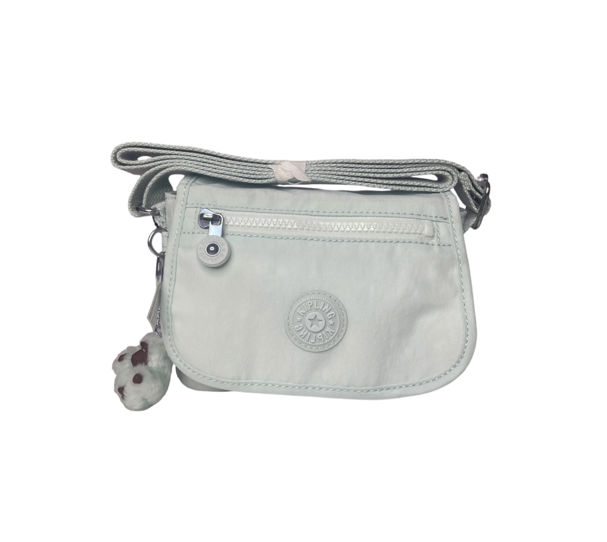 Bolsa Kipling mini color verde agua