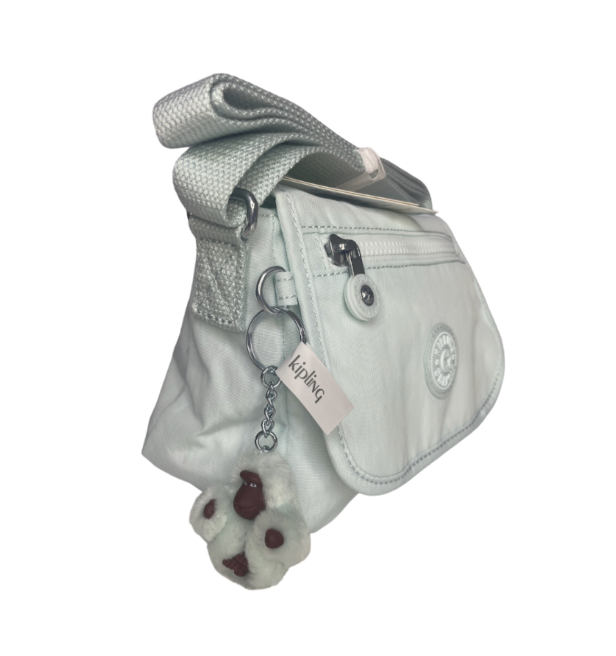 Bolsa Kipling mini color verde agua