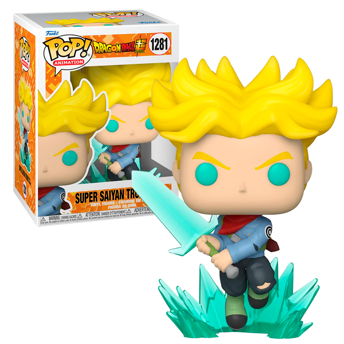 Funko Pop Trunks Super Saiyan con Espada #1281 Dragon Ball Super Anime