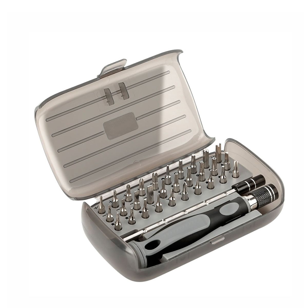 Juego De Destornillador Magnetico Con 30 Puntas de Precisión y Brazo Extensible