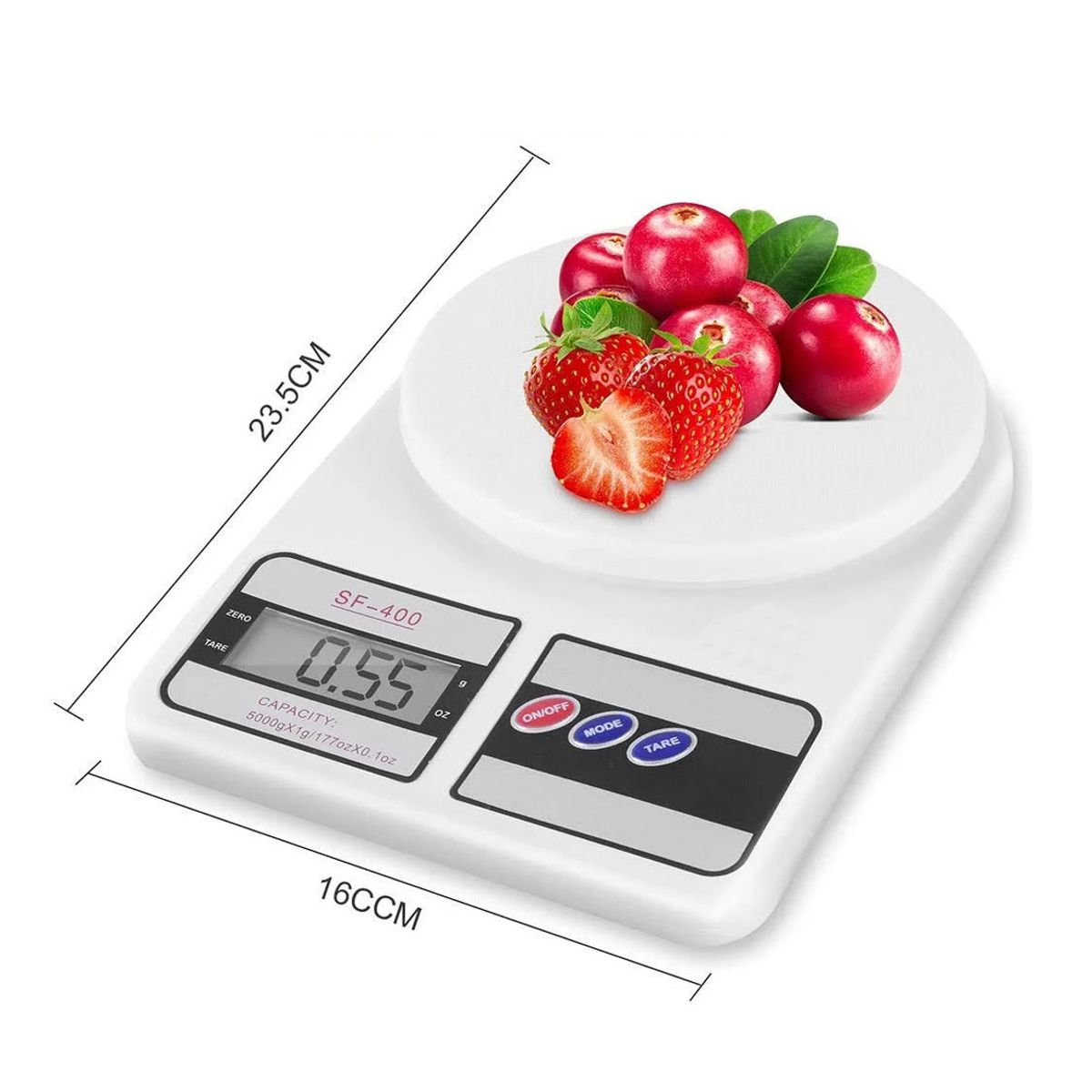 Bascula Digital Gramera Para Cocina Hasta 10gk de Capacidad