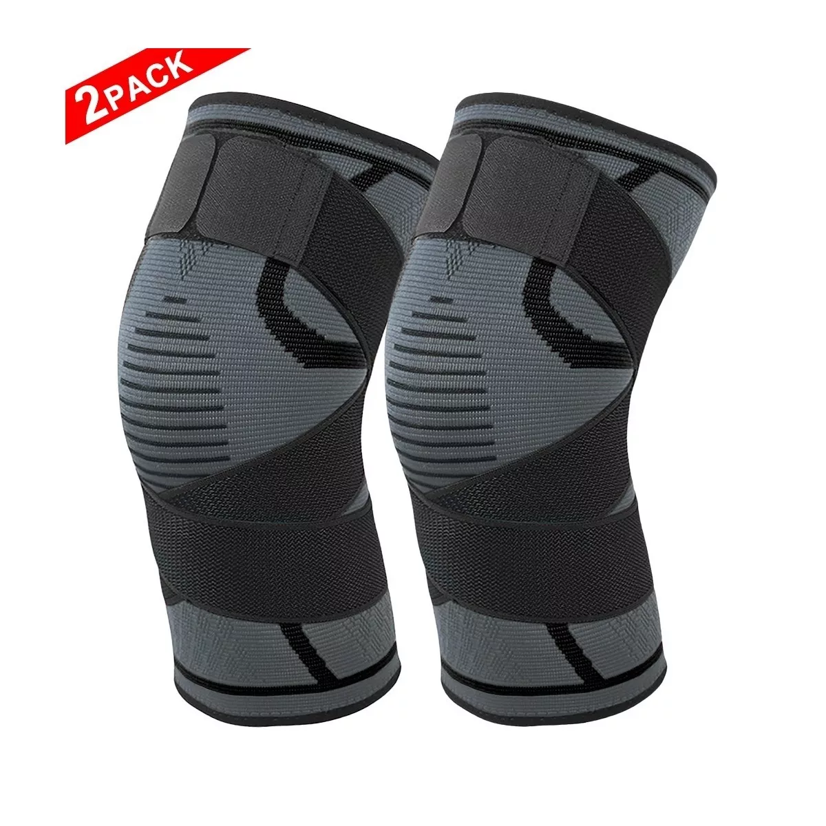 Par Rodilleras Elásticas Deportivas Compresion Para Gym S