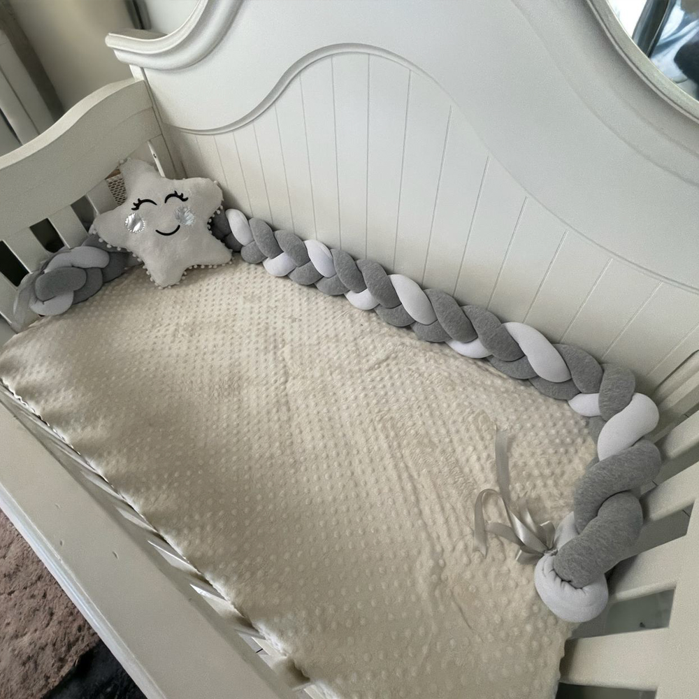 Protector de cuna bumper 2 mts bebe 