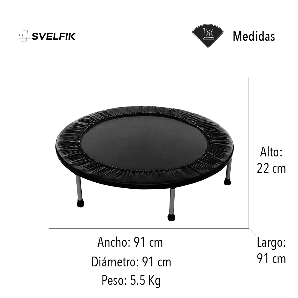 TRAMPOLÍN PARA EJERCICIO.