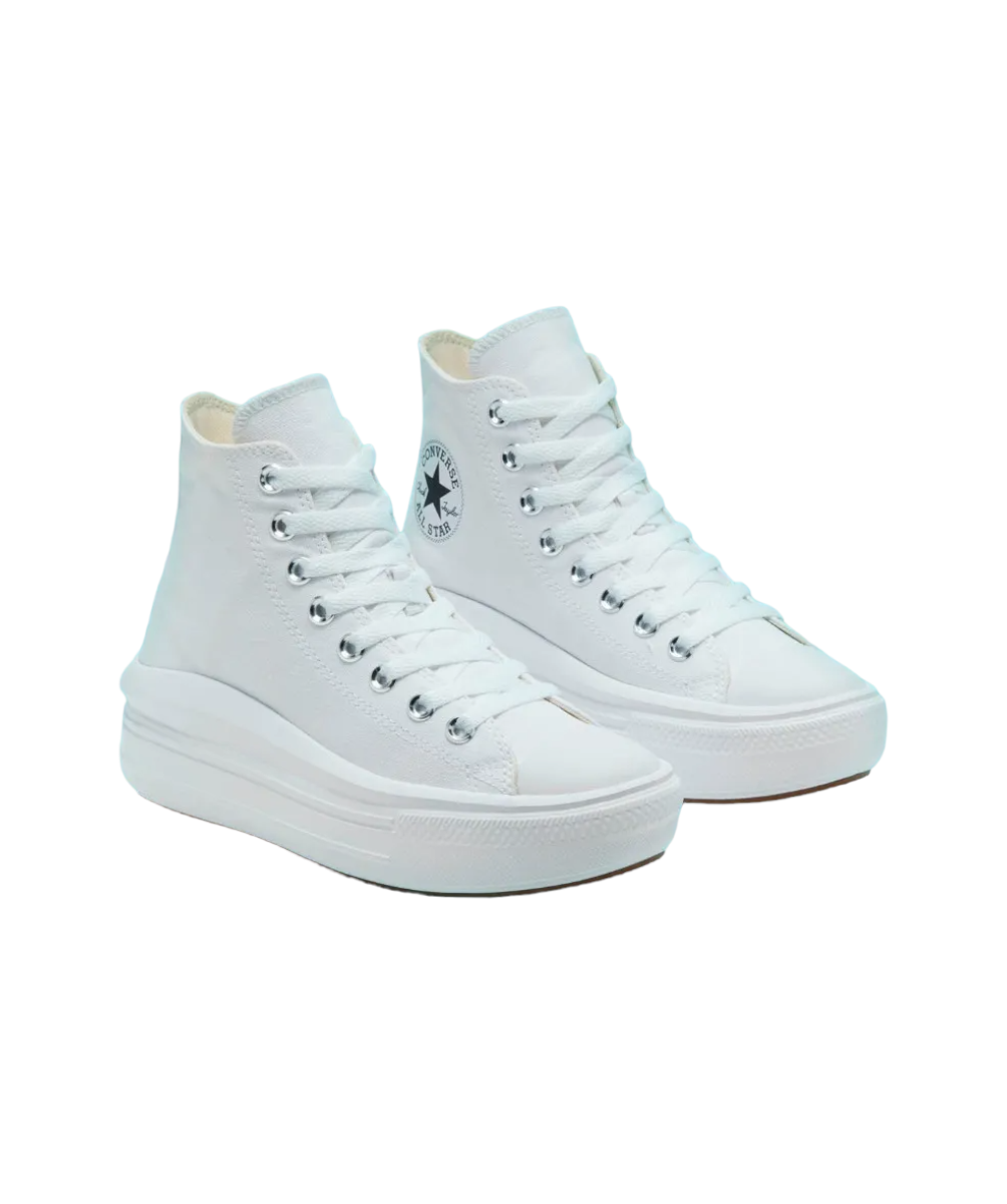 Tenis Converse Chuck Taylor Move Ivory en Plataforma de Lona