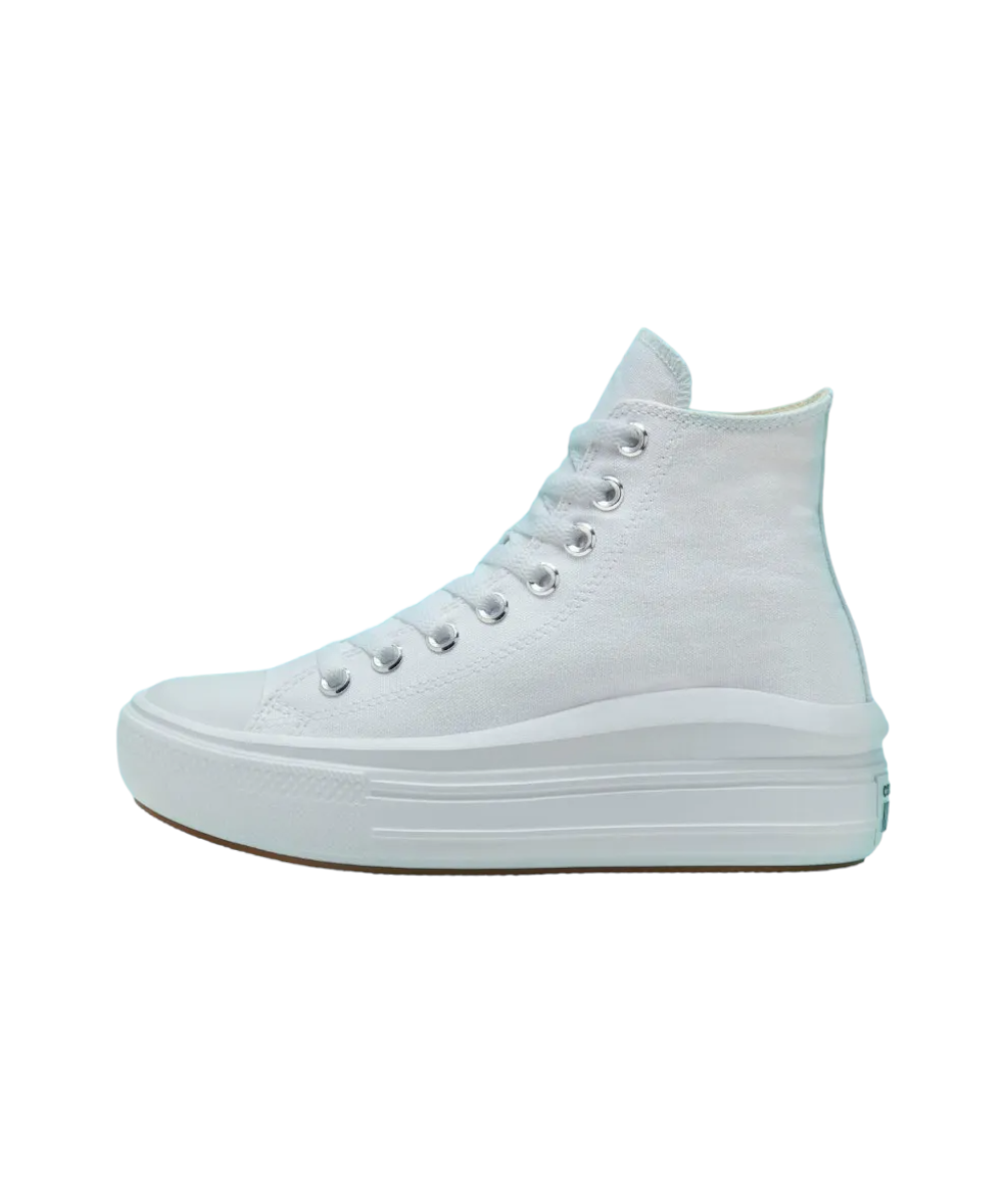 Tenis Converse Chuck Taylor Move Ivory en Plataforma de Lona
