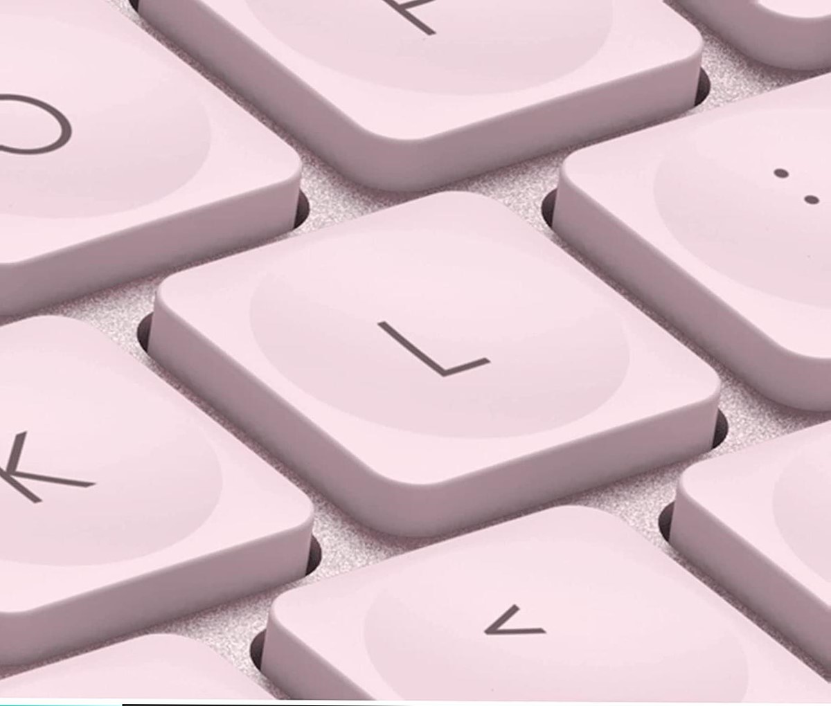 Logitech MX Keys Mini Teclado Inalámbrico Multi-Device, Minimalista Retroiluminado, Rosa.