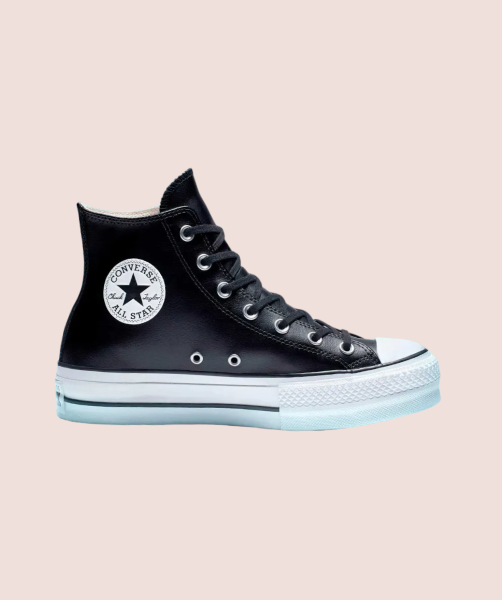 Tenis Converse Chuck Taylor All Star en Plataforma de Piel
