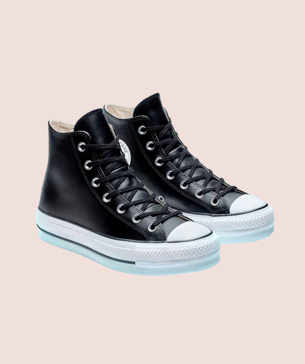 Tenis Converse Chuck Taylor All Star en Plataforma de Piel