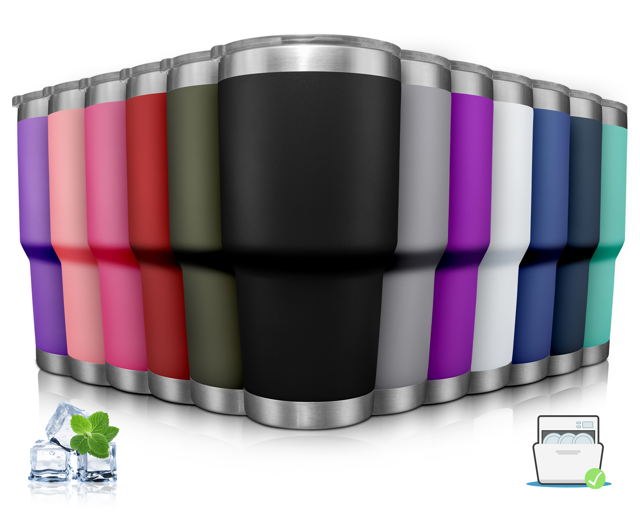 Termo Térmico Tipo Yeti De Acero Inoxidable 900ml - Variedad de Colores