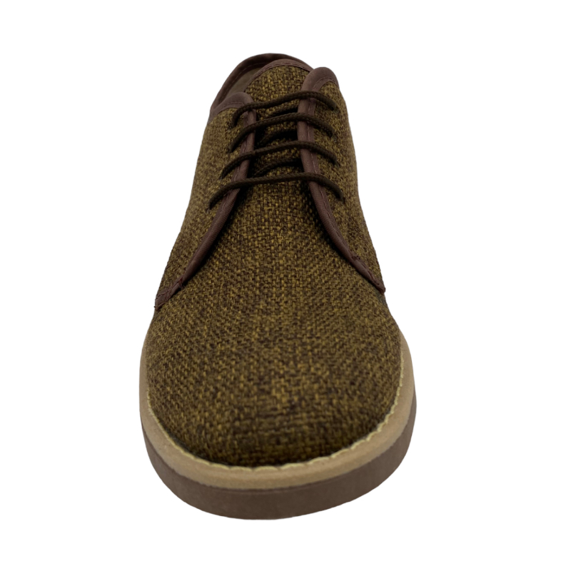 Zapatos Hombre Casuales Mocasines Quin Footwear Color Cafe Textil Lino