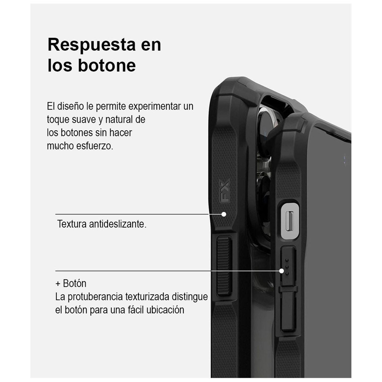 Funda Para iPhone 14 Pro Max Fusion X Ringke Grado Militar Negro