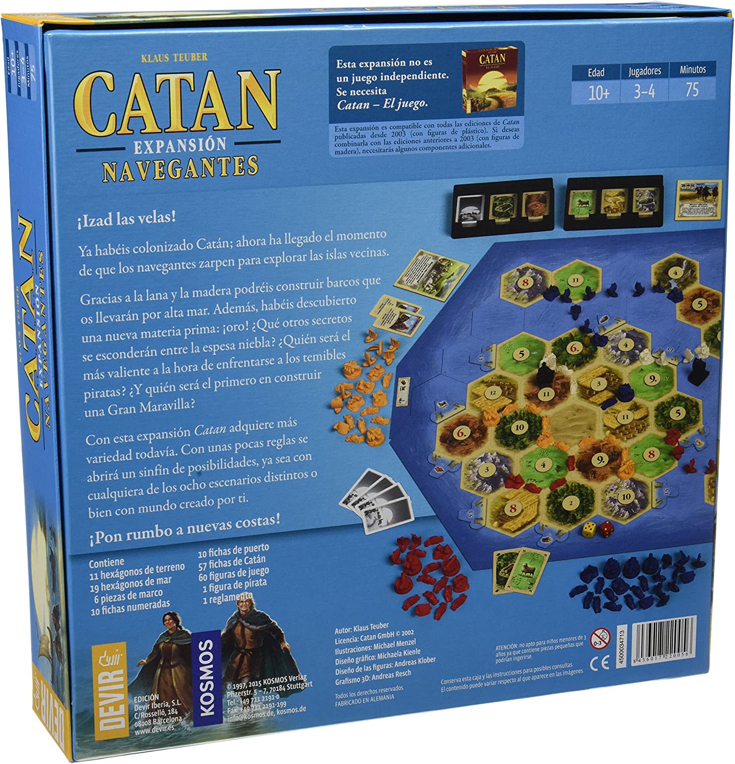 Devir Juego De Mesa Catan Expansion Navegantes - Game Center