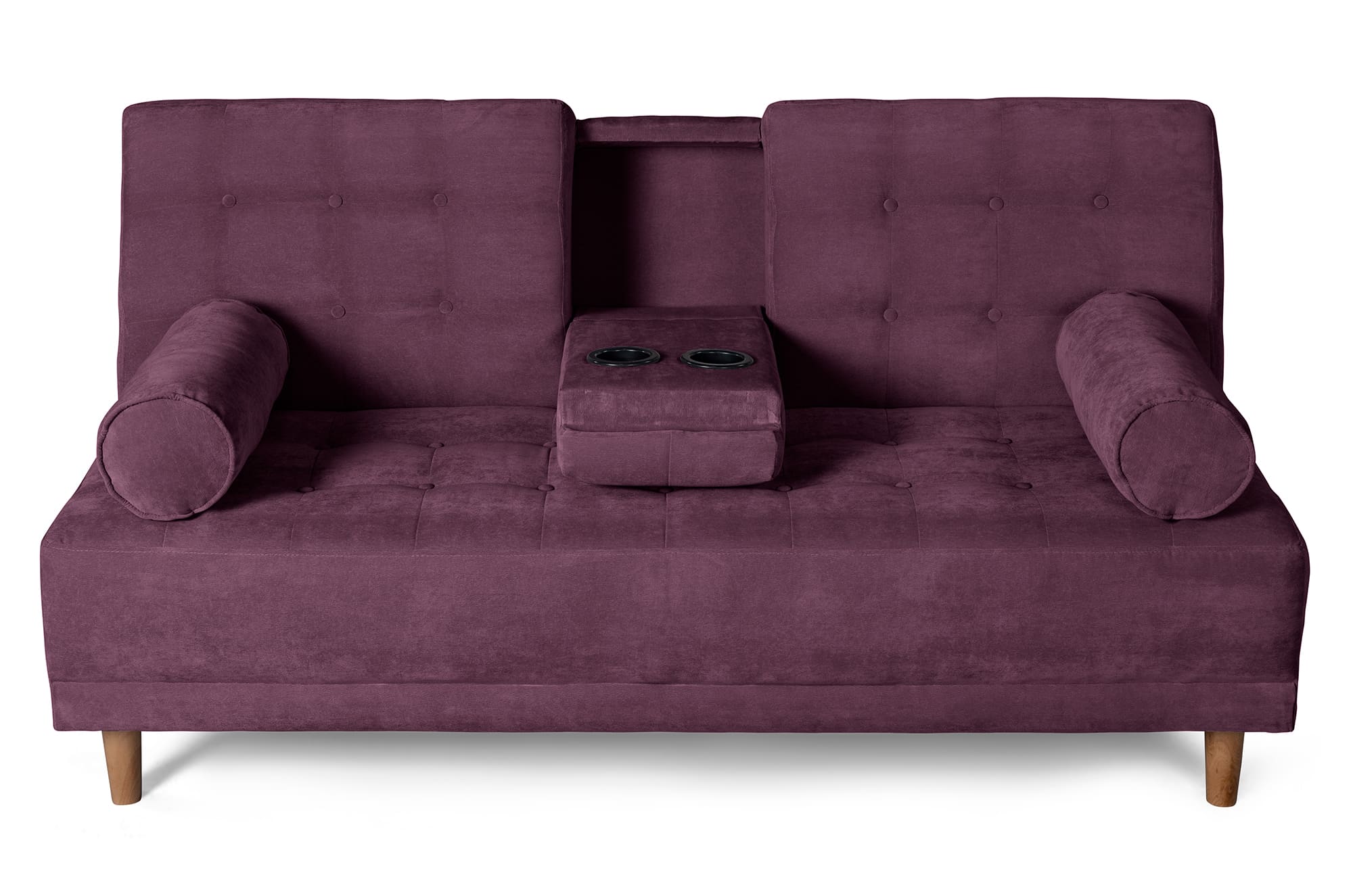 Sofá Cama Makora Zambroni Morado con Tecnología Beehive AirFlex Foam