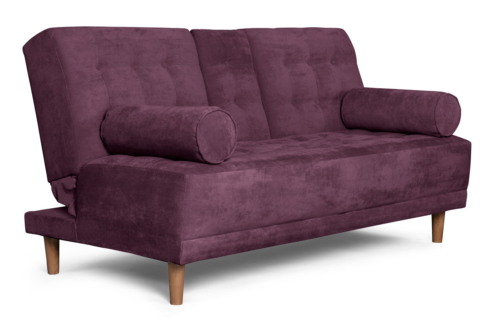 Sofá Cama Makora Zambroni Morado con Tecnología Beehive AirFlex Foam