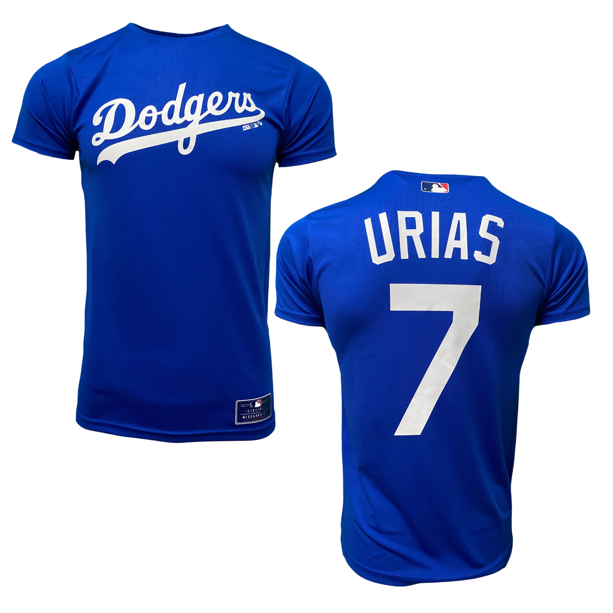 Playera Manga Corta Tipo Jersey JULIO URIAS 7 Dodgers LA MLB 2023