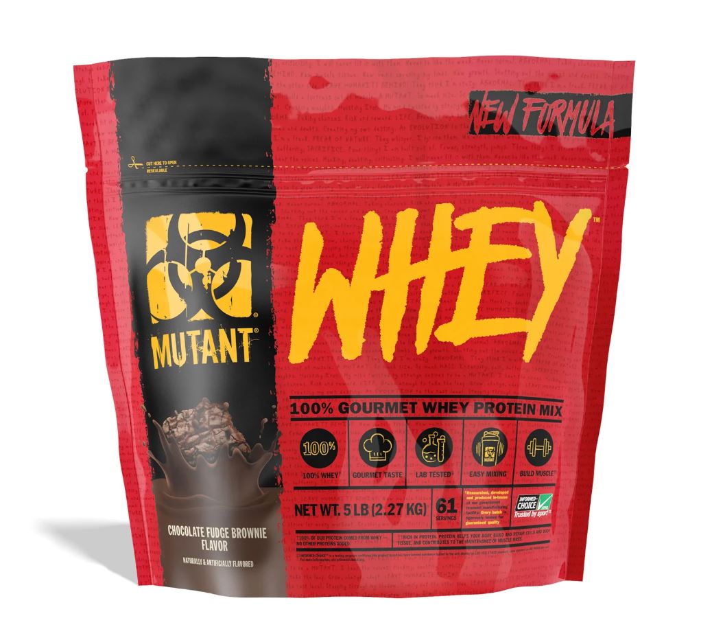 Proteina Mutant Whey 5 Lbs Sabor Chocolate Brownie