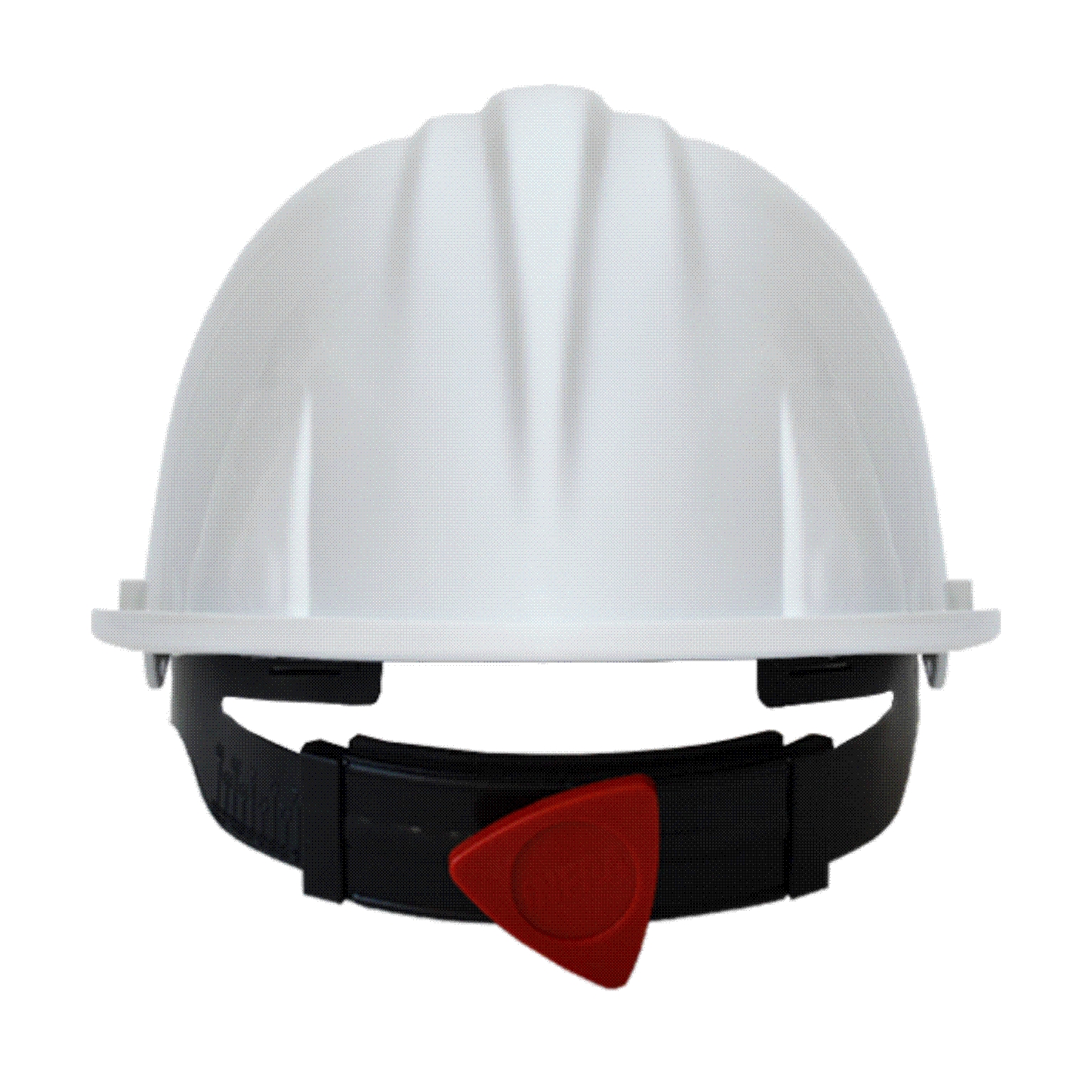 CASCO DE SEGURIDAD DE MATRACA COLOR BLANCO