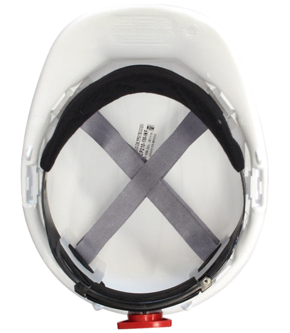 CASCO DE SEGURIDAD DE MATRACA COLOR BLANCO