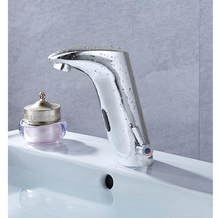 Llaves para Lavamanos Baño MXOWT-001-13 Sensor 8 a 30cm 127V 60Hz Frío Caliente Automatico Diámetro de Tubo 12", SensoWat.