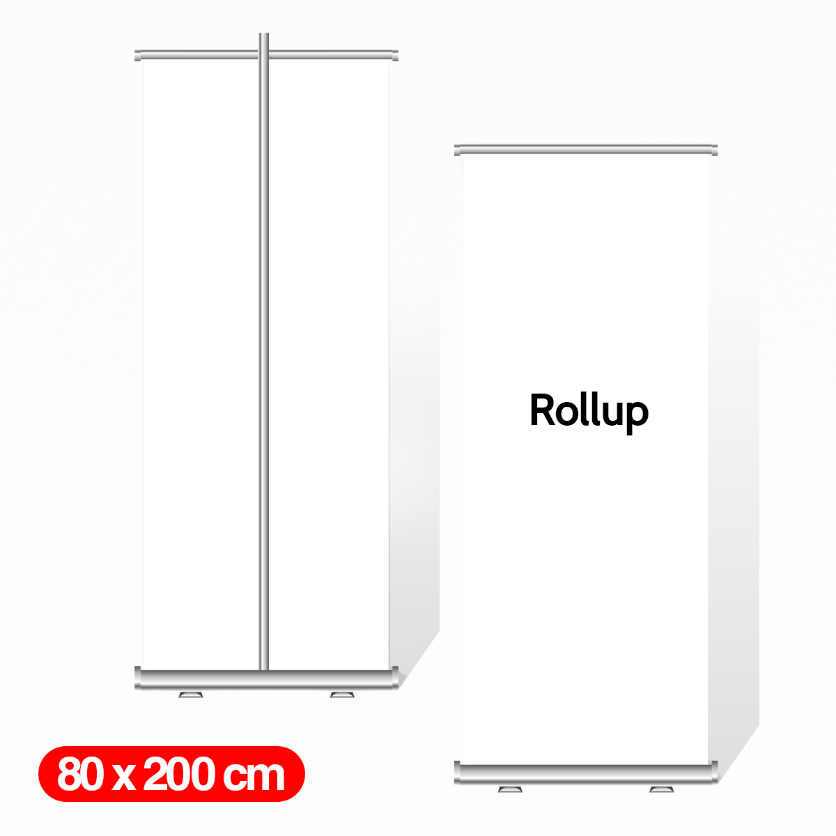 BANNER ROLLUP BASE DE ALUMINIO 80X200