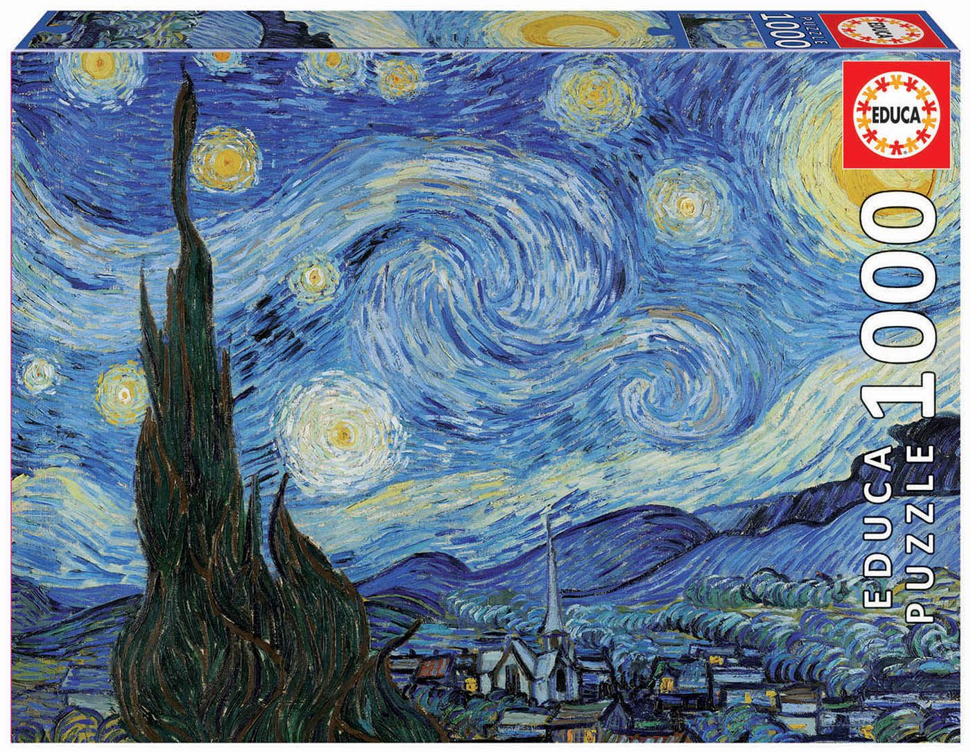 Rompecabezas Noche Estrellada Van Gogh 1000 Pzas