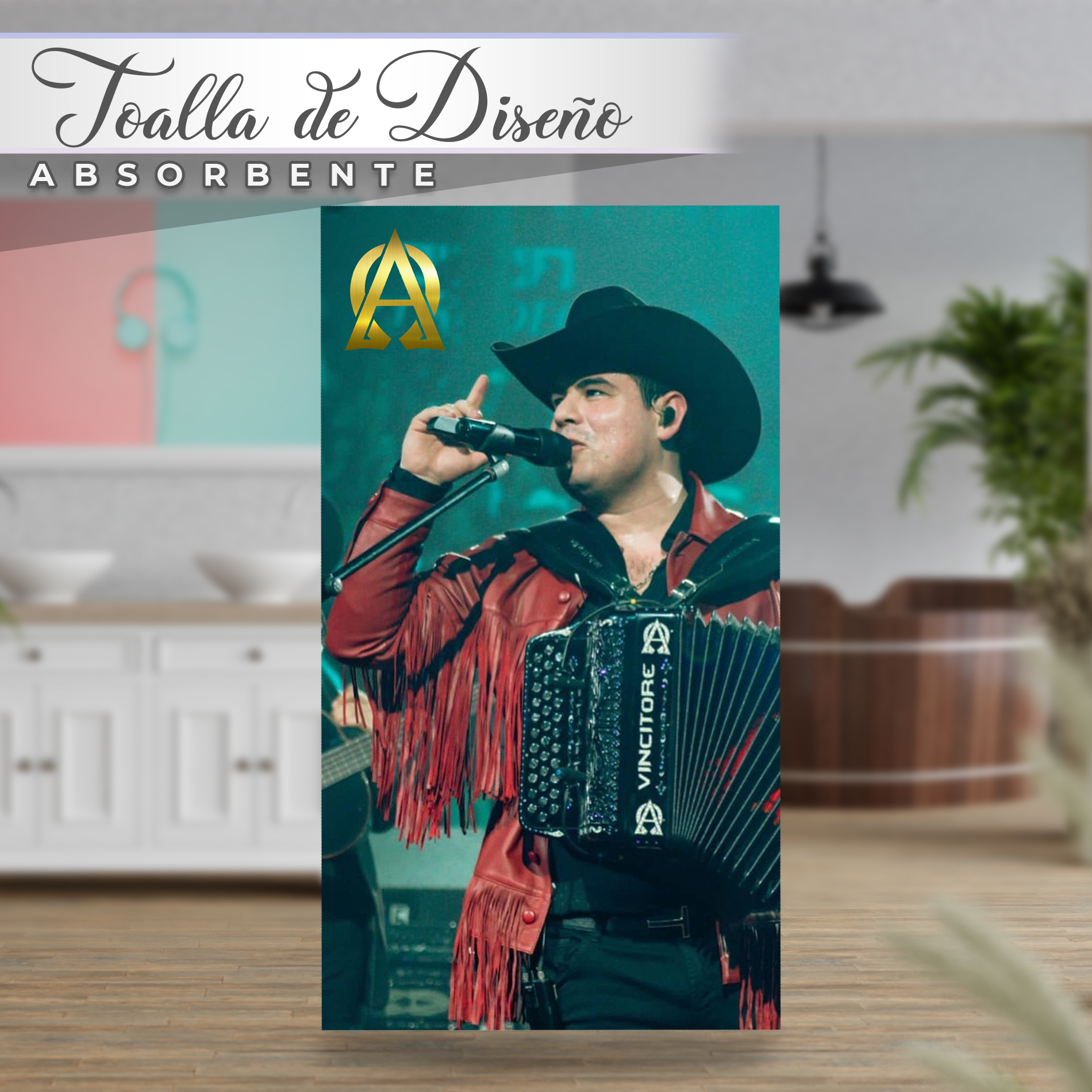 Toalla D Baño Microfibra Poliester Absorbente Alfredo Olivas