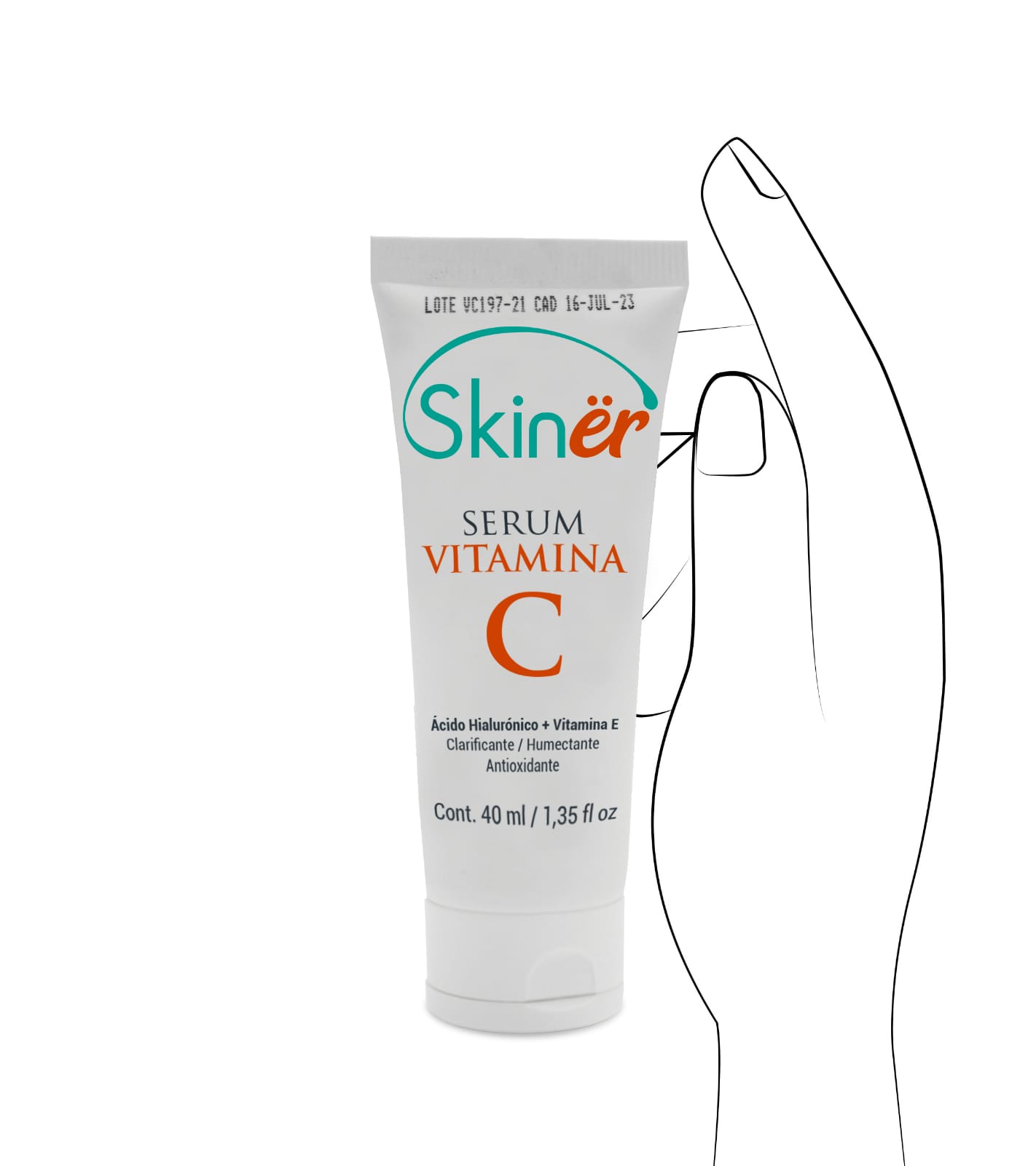Vitamina C Facial Reduce manchas ligeras y líneas de Expresión Skinër 40 ml 