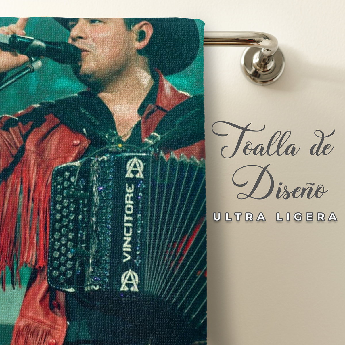 Toalla D Baño Microfibra Poliester Absorbente Alfredo Olivas