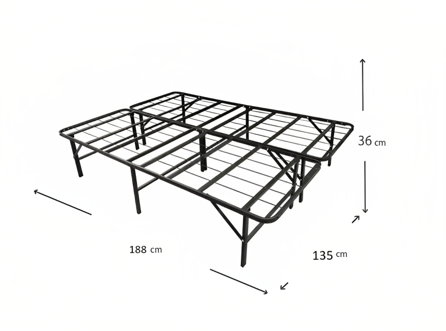 Base Matrimonial Plegable Cama Super Resistente (056-01-02)
