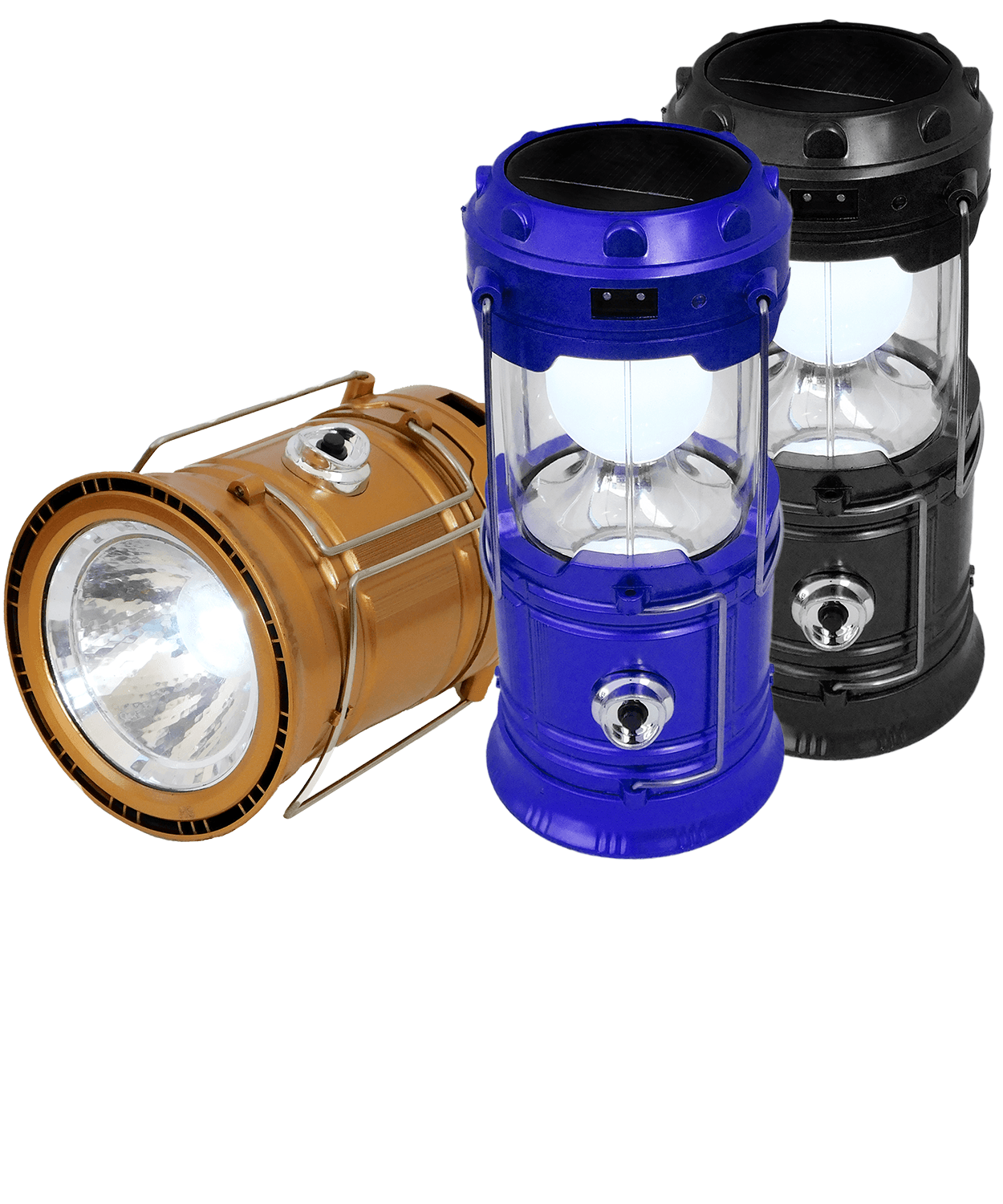 Lámpara Luz Archy de Camping Solar para Emergencia o Acampar, Doble Función, portátil y Ultra Brillante (LAM911).