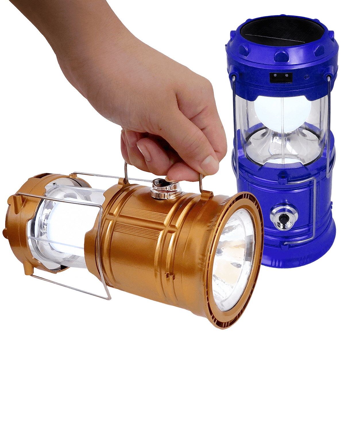 Lámpara Luz Archy de Camping Solar para Emergencia o Acampar, Doble Función, portátil y Ultra Brillante (LAM911).