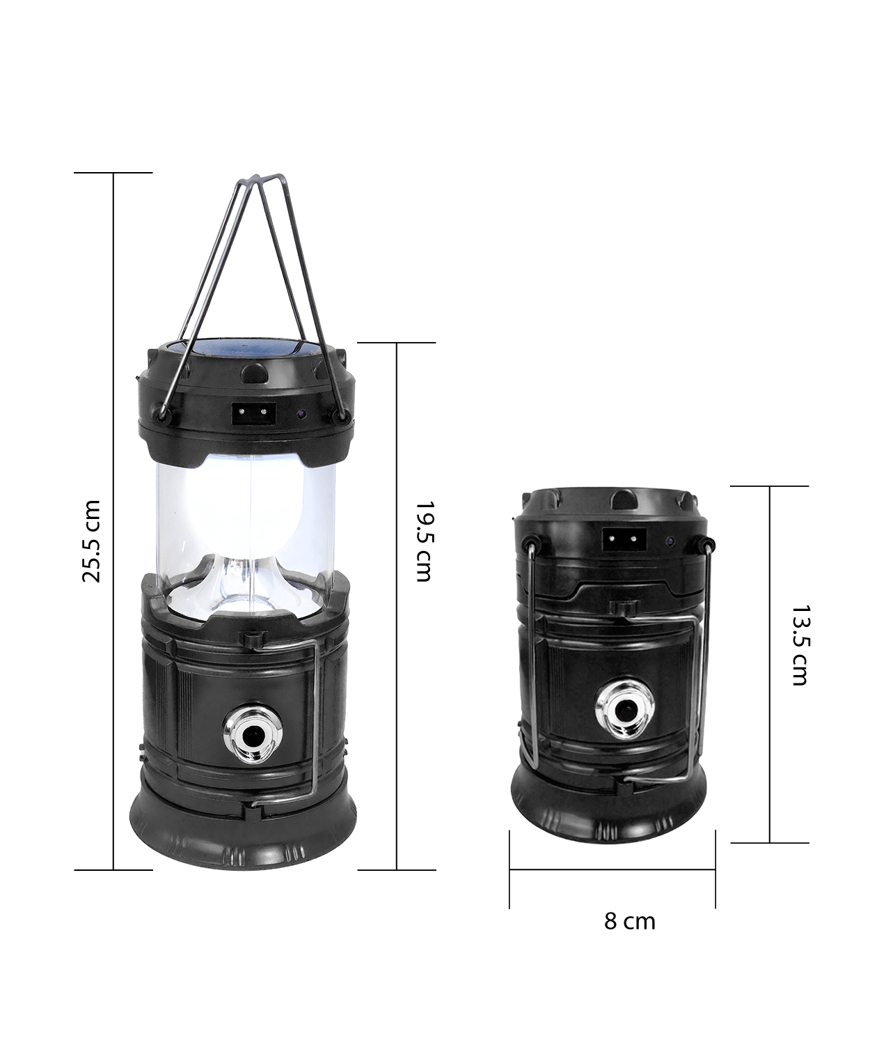 Lámpara Luz Archy de Camping Solar para Emergencia o Acampar, Doble Función, portátil y Ultra Brillante (LAM911).