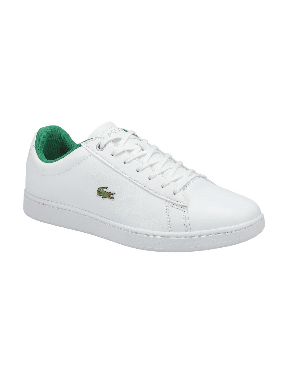 TENIS LACOSTE HYDEZ 119 BLANCO CON VERDE PARA HOMBRE